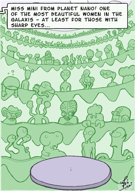 Cartoon: Miss Mini (Miss Alien 67) 1