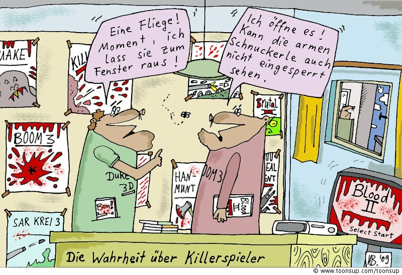 Cartoon: Arme Fliegen 1