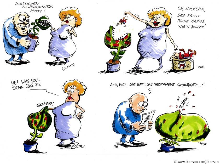 Comic: Fleischfressende Pflanze 1
