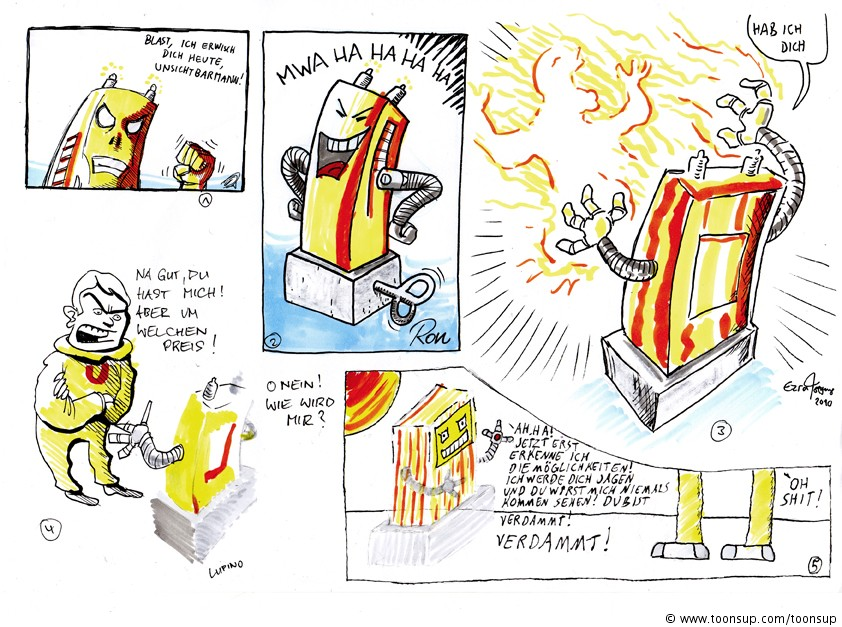 Comic: Kampf dem Unsichtbarmann 1