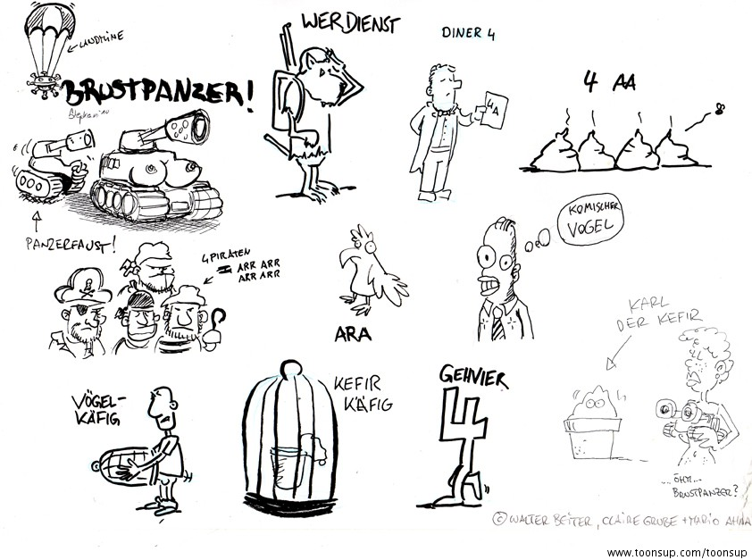 Concept Art / Character Design: Ideensammlung Brustpanzer 1