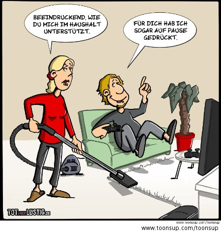 Cartoon: Hilfe im Haushalt 1
