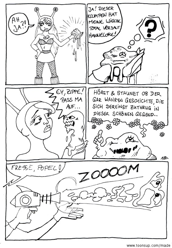 Comic: Schleimklumpen 1