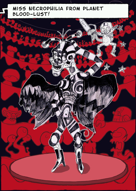 Illustration: Miss Necrophilia (Miss Alien 78) 1