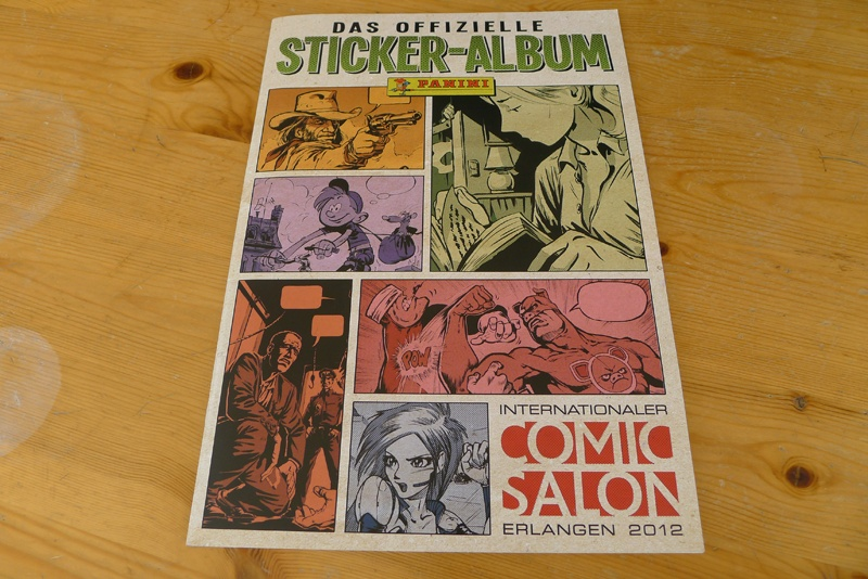Anderes: Stickeralbum Comic-Salon Erlangen 2012 1