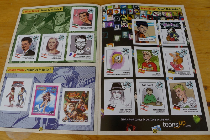 Anderes: Stickeralbum Comic-Salon Erlangen 2012 3