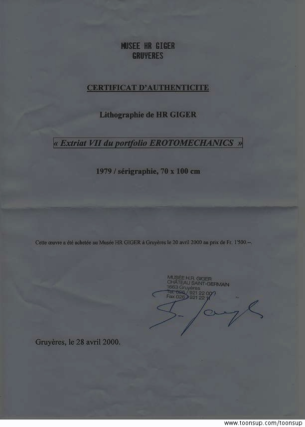Anderes: Verkauf Giger Bildbände und signierte Lithograpien 6