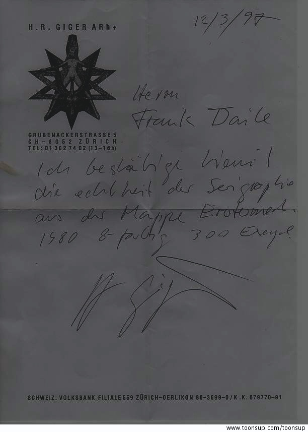 Anderes: Verkauf Giger Bildbände und signierte Lithograpien 7