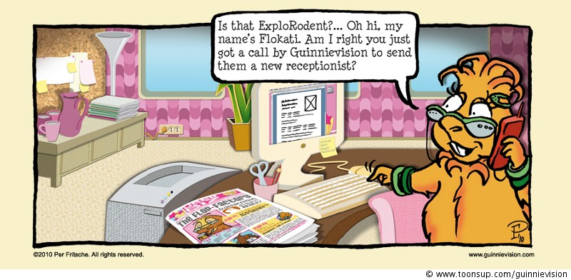 Comic: guinnievision - Groovy. Cavy. TV. 3