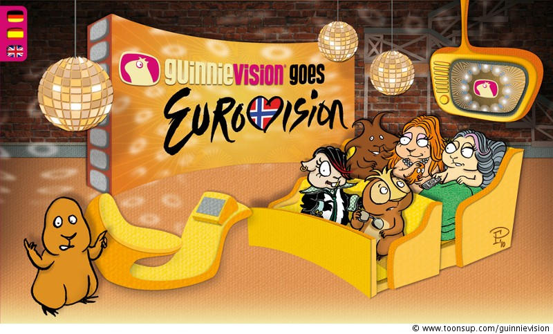 Cartoon: guinnievision goes Eurovision 1