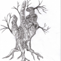 Verwurzelte Hand