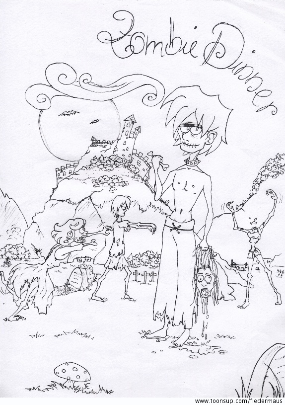 Illustration: ZOmbie DinNer 1