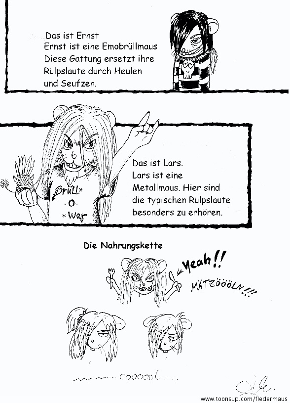 Cartoon: Brüllmaus - forever and never 2