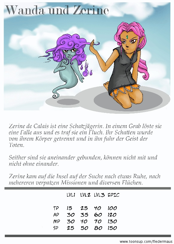 Illustration: Wanda und Zerine - WarMon attacks!!! :D 1