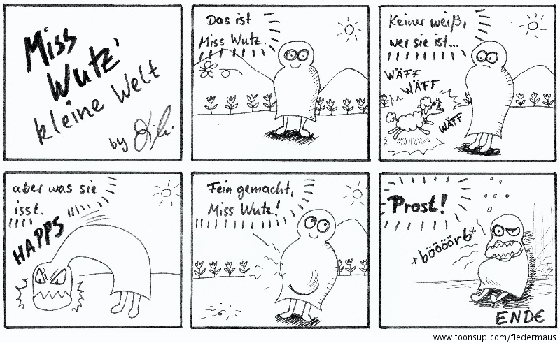 Cartoon: Miss Wutz' kleine Welt 1