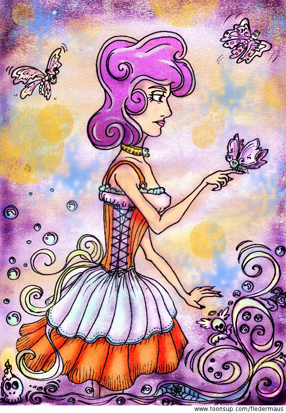 Illustration: Lady Skullfly 1