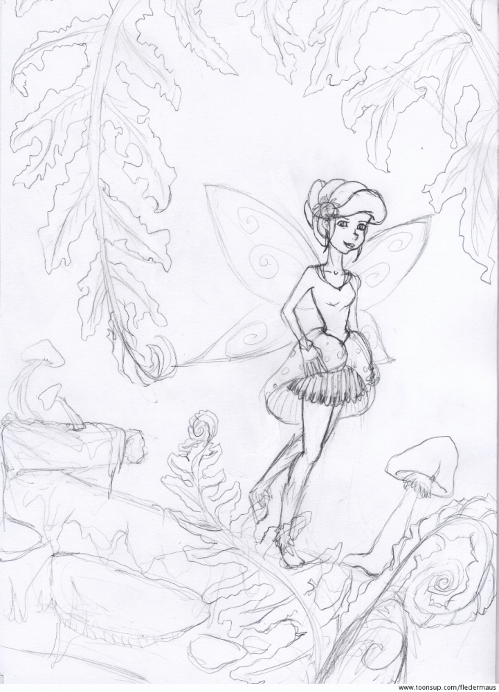 Concept Art / Character Design: Pilzie die Pilzfee 1