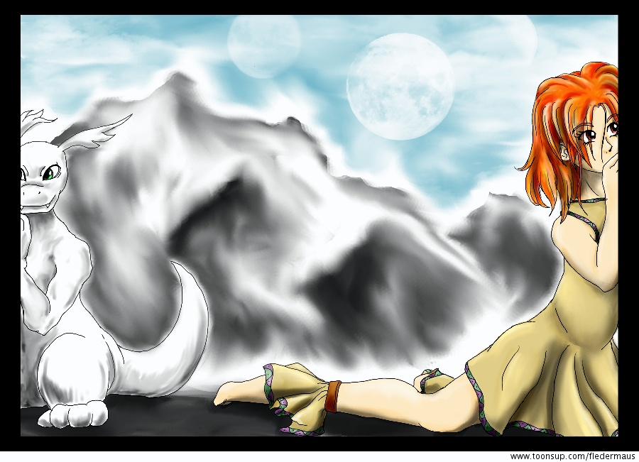 Illustration: an der Wand - warum auch immer x) 2