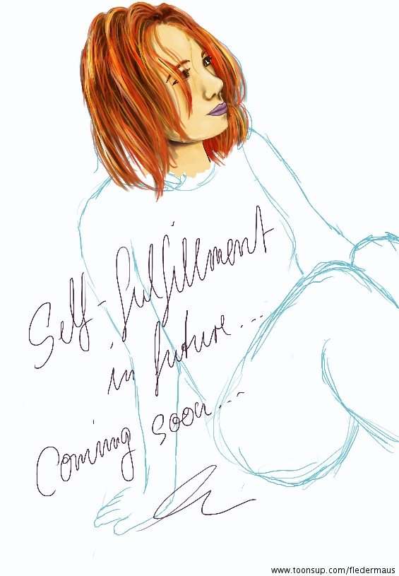 Illustration: Selbsterfüllung Selbstausfüllung 1