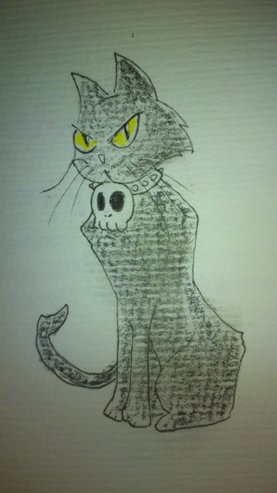 Concept Art / Character Design: Pandoras Cat for Art-Battle 1