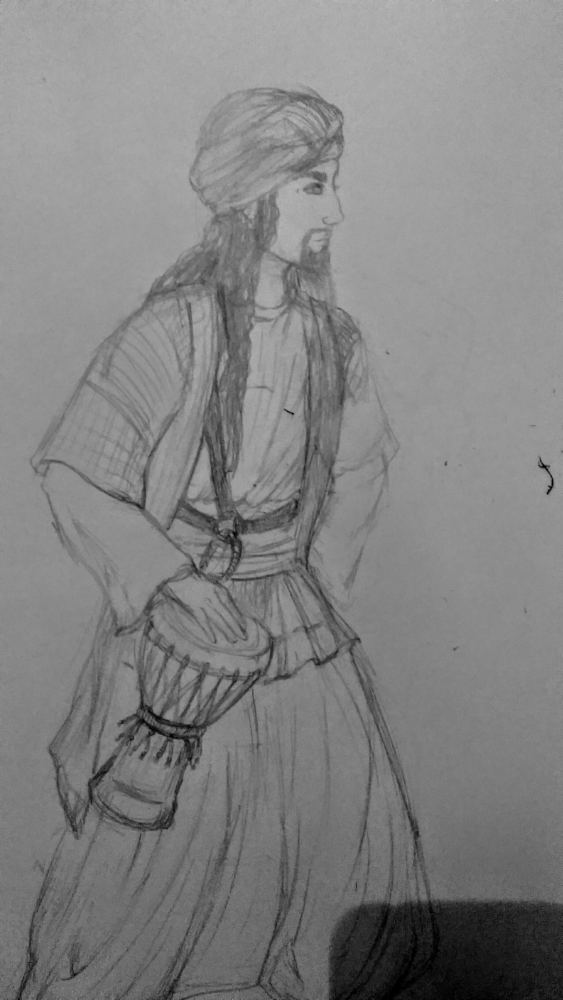 Concept Art / Character Design: Der Trommler 4
