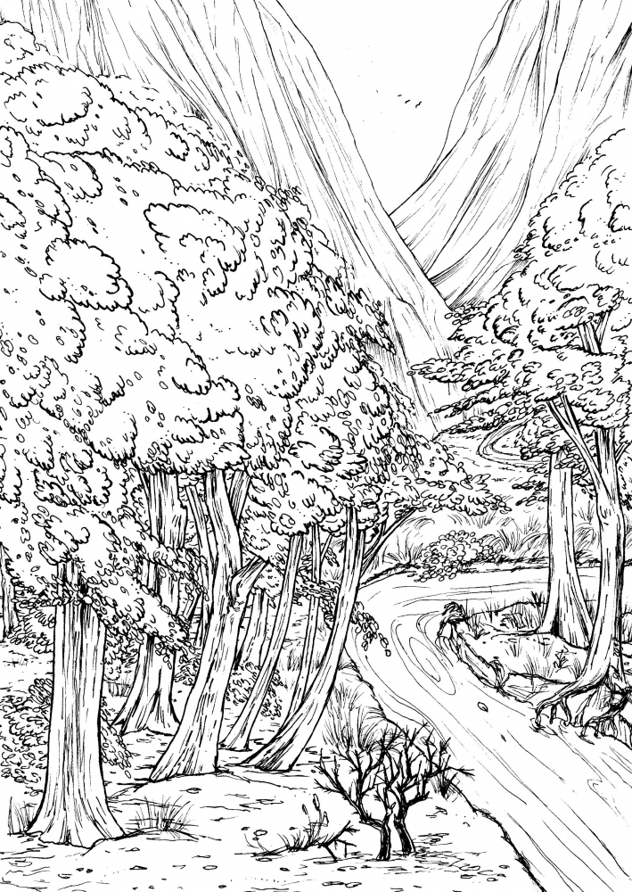 Illustration: Auf ins Riesland 1