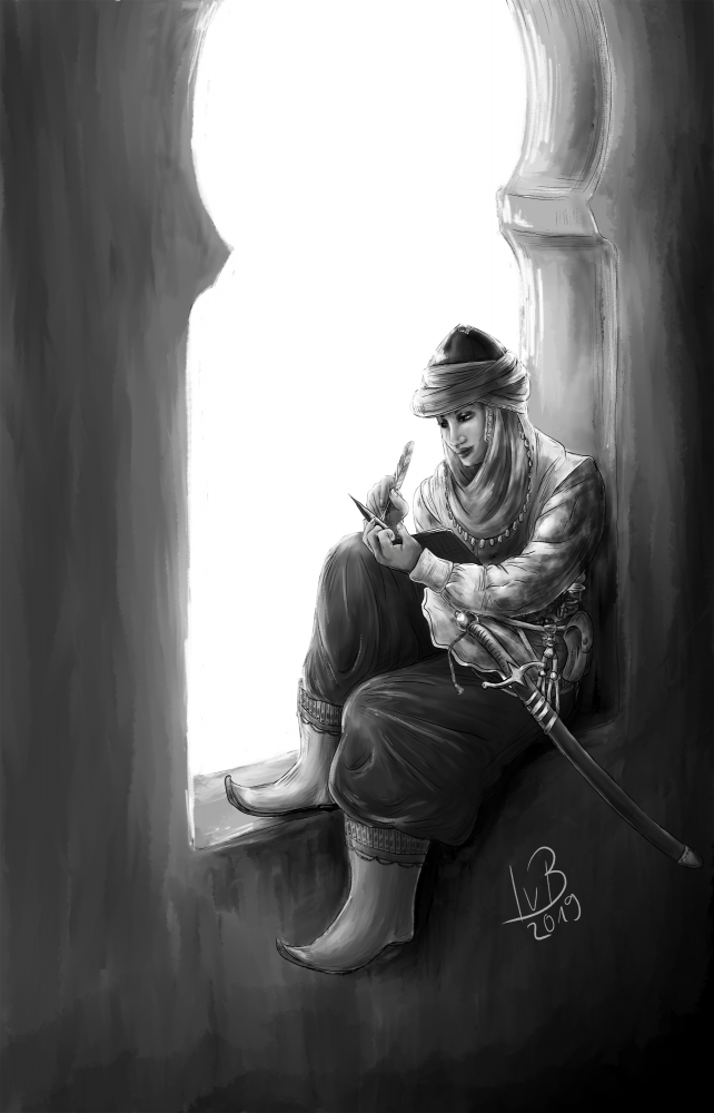 Illustration: Jannasara die Abenteurerin 1