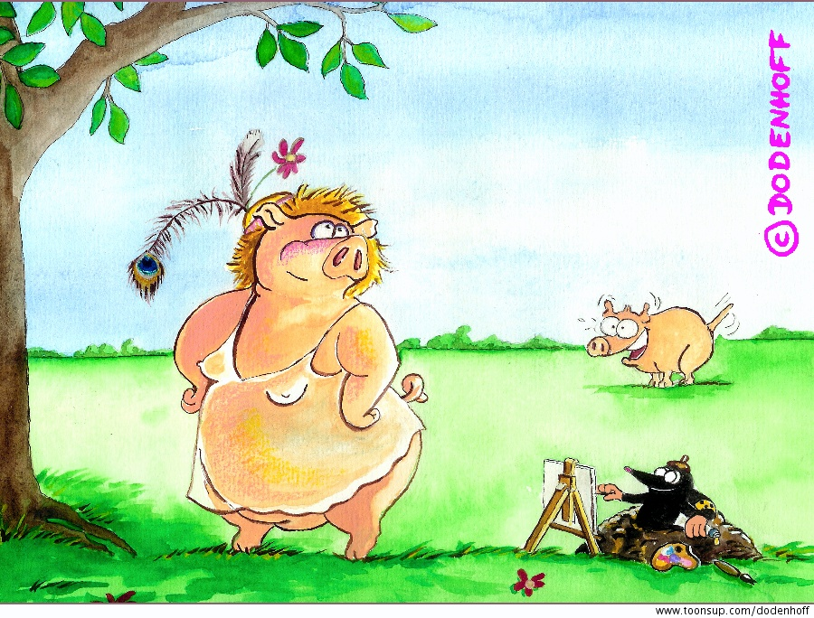 Cartoon: Kleine ländliche Lustbarkeit... 1