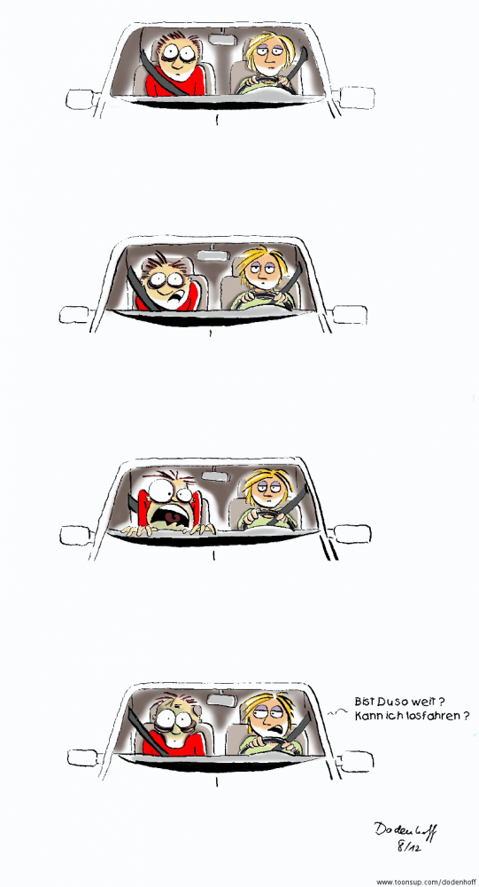 Cartoon: Passiv fahren 1