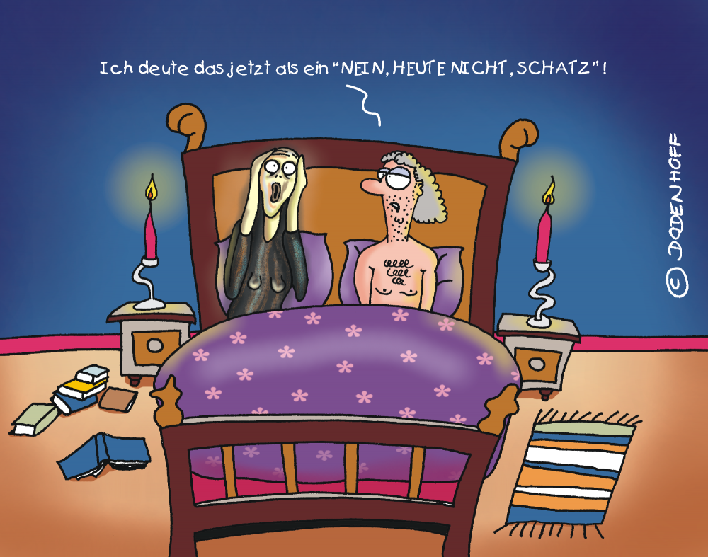 Cartoon: Der Schrei 1