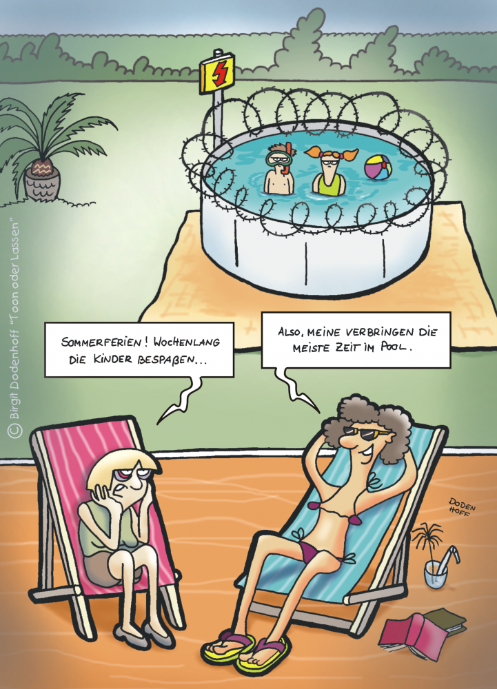 Cartoon: Sommerferien 1