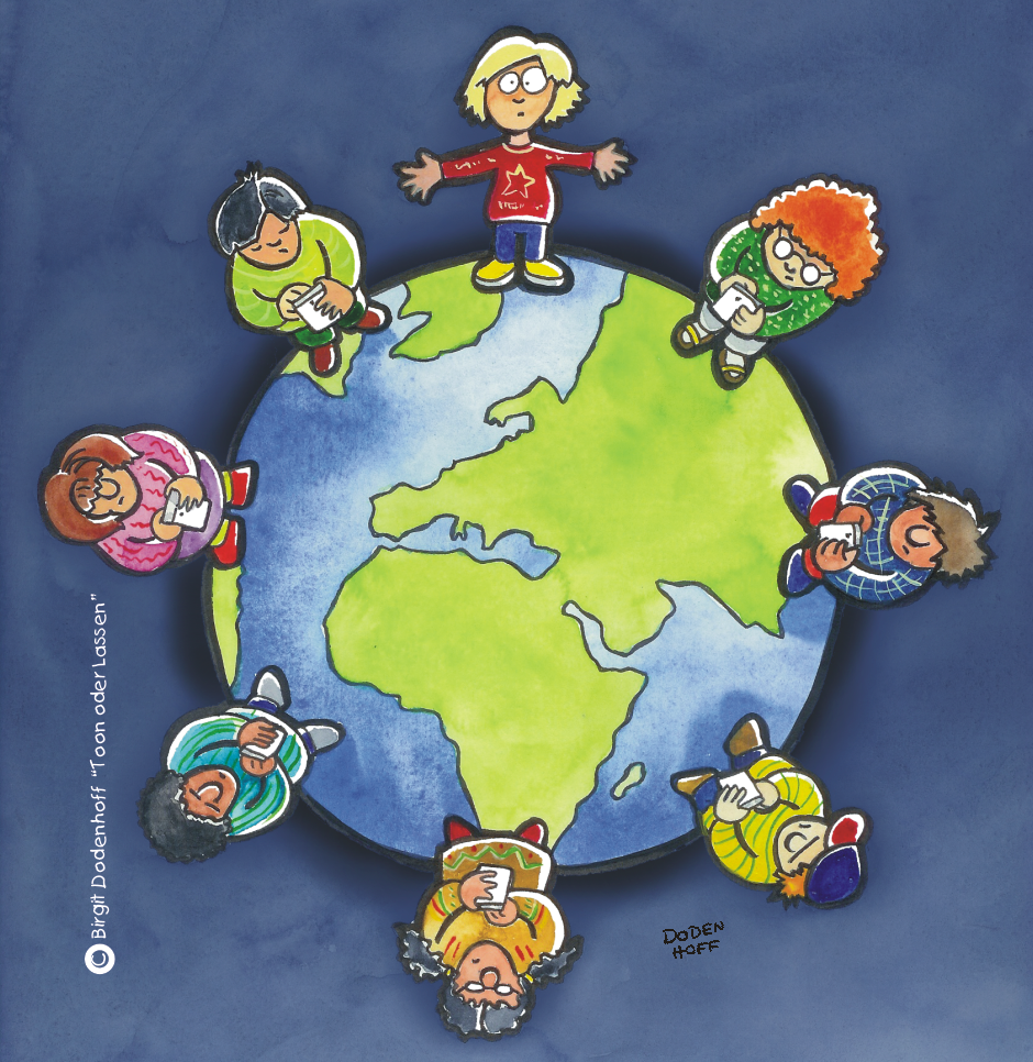 Cartoon: children of the world 1
