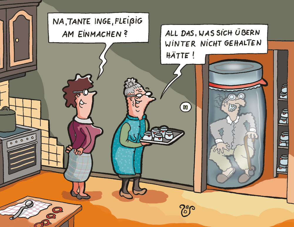 Cartoon: Einmachzeit 1