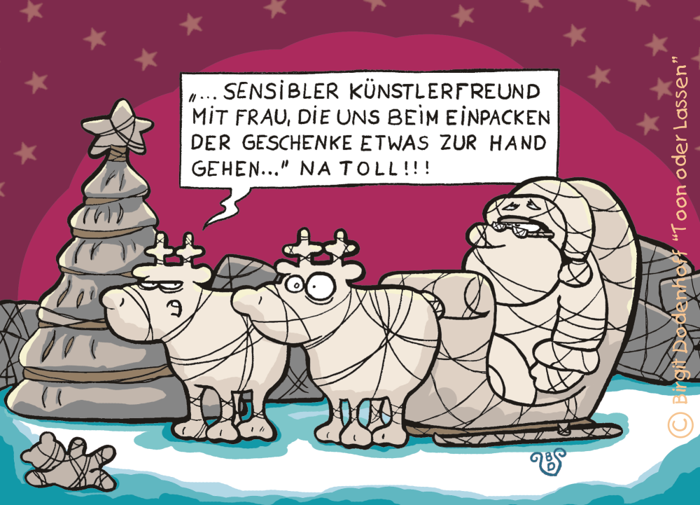 Cartoon: Kunst zum Christ(o)fest 1