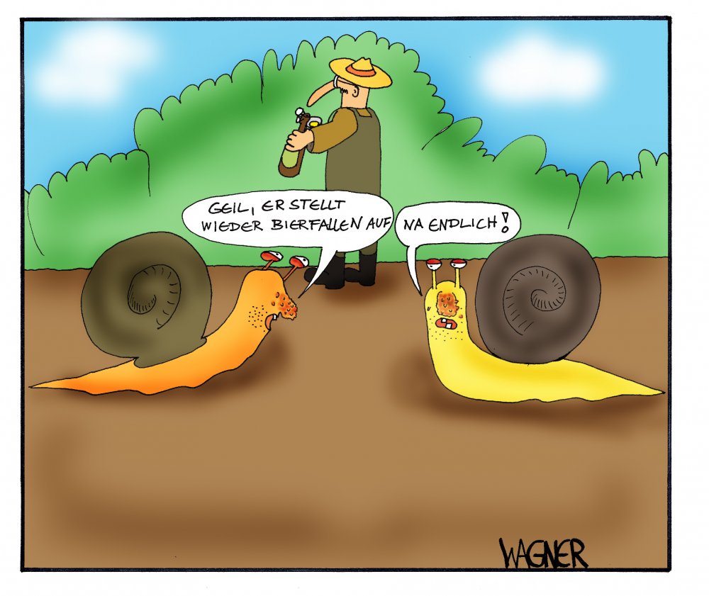 Cartoon: Bierfallen 1