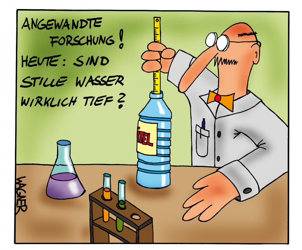 Cartoon: Angewandte Forschung 1