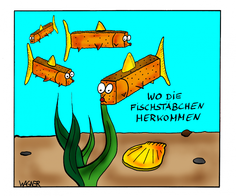 Cartoon: Fischstäbchen 1