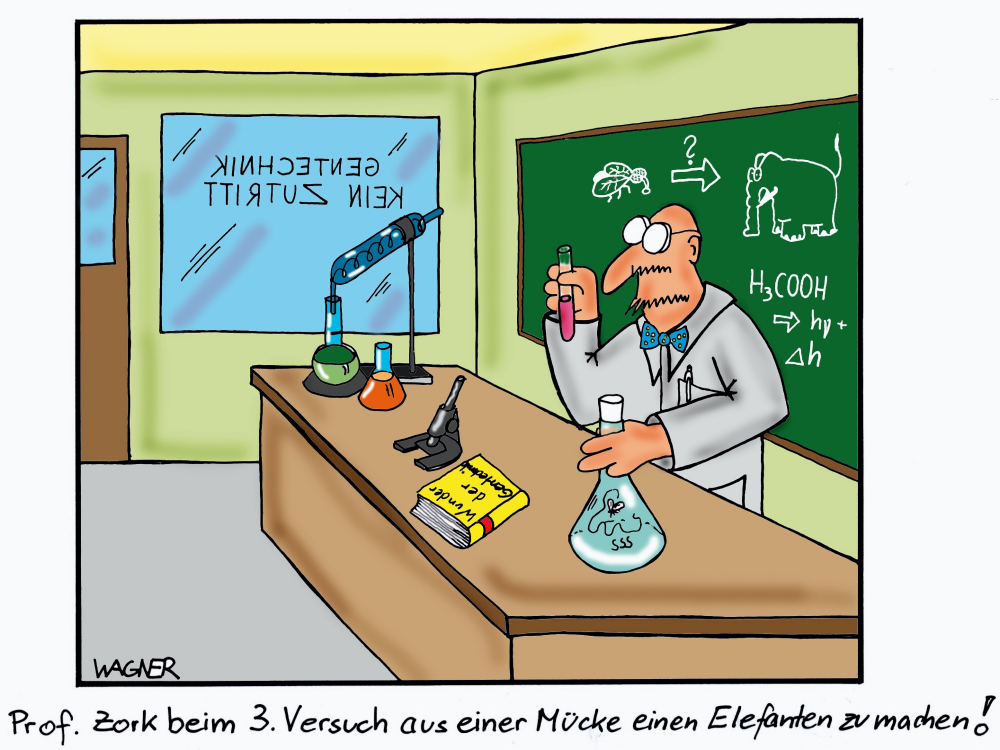 Cartoon: Gentechnik 1