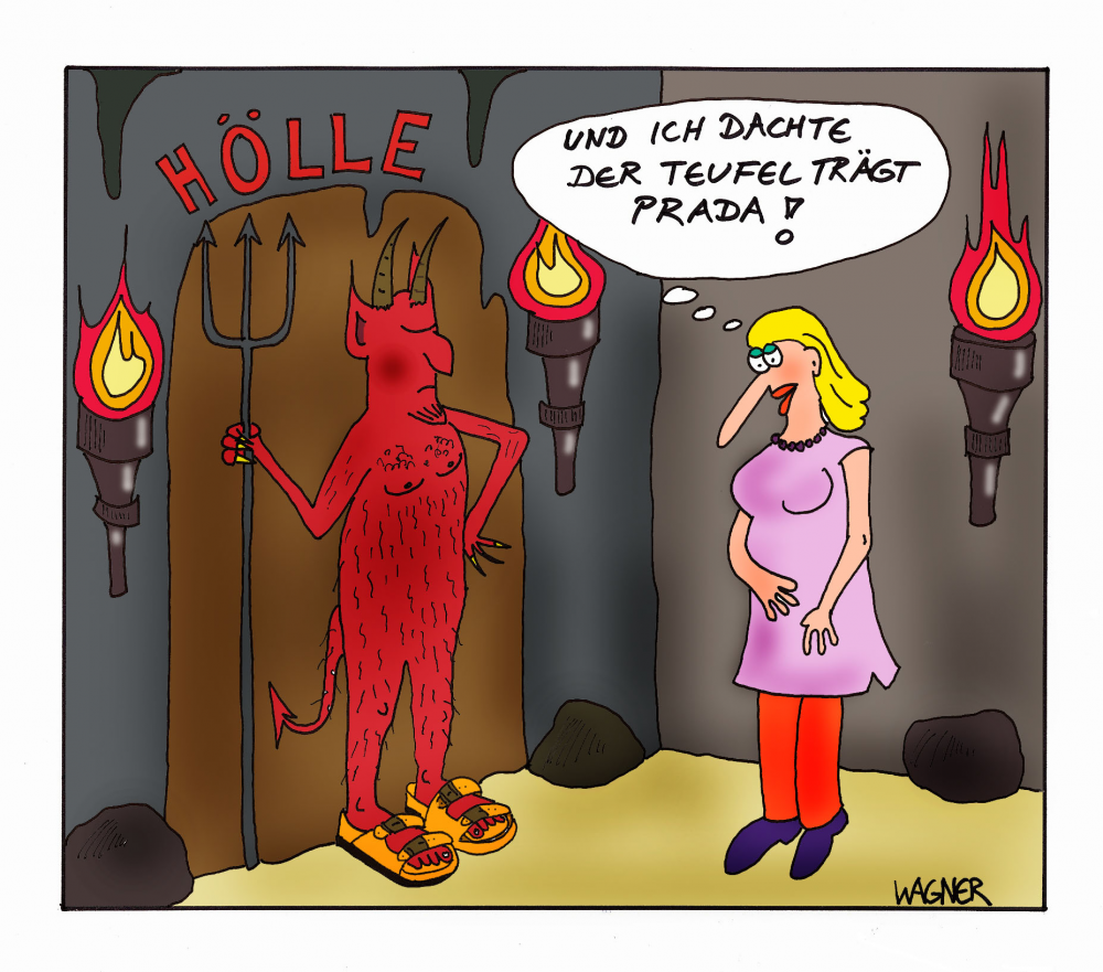 Cartoon: Schuhmode 1