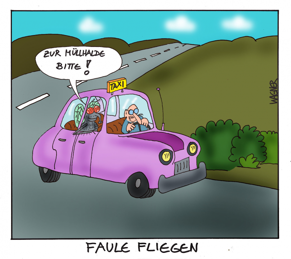 Cartoon: Faule Fliege 1