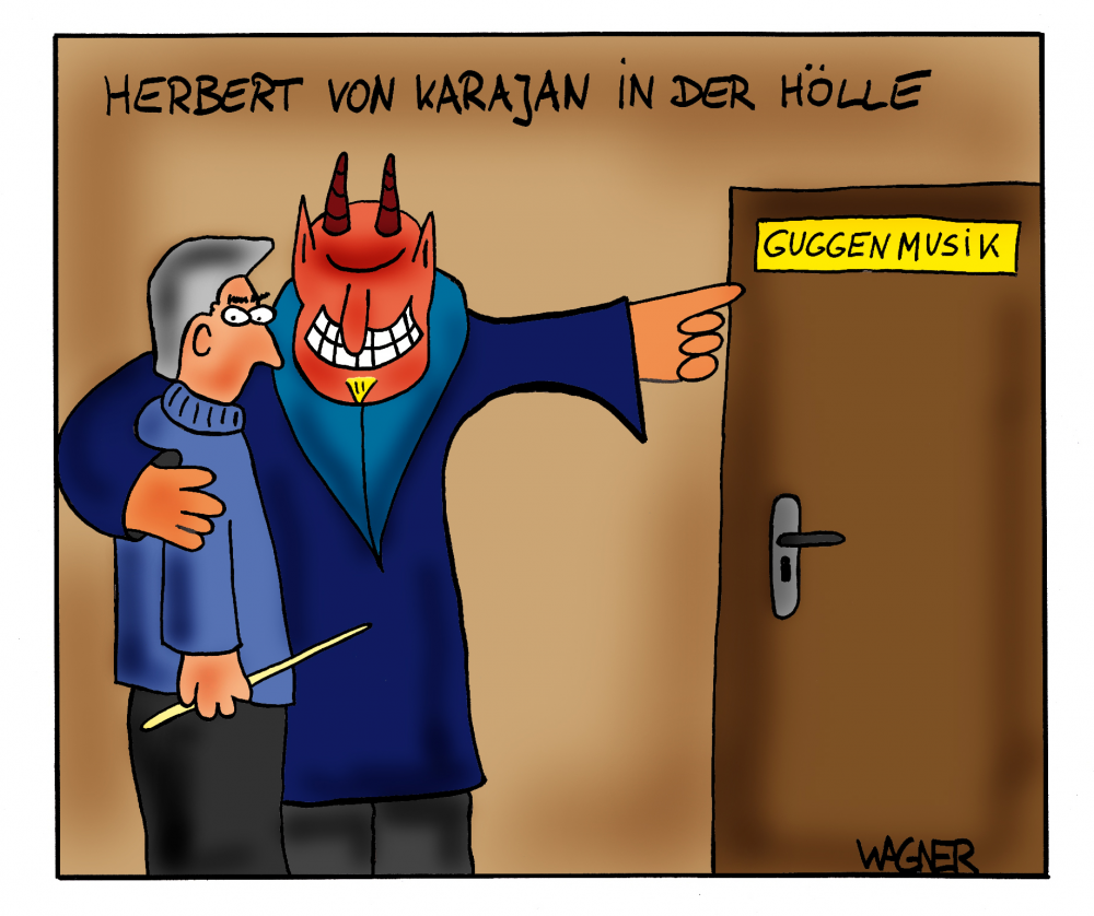 Cartoon: Guggenmusik 1