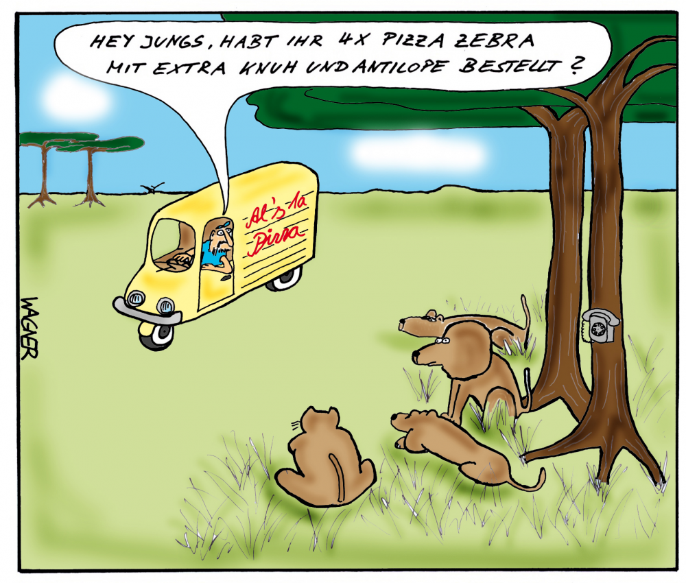 Cartoon: Pizza 1