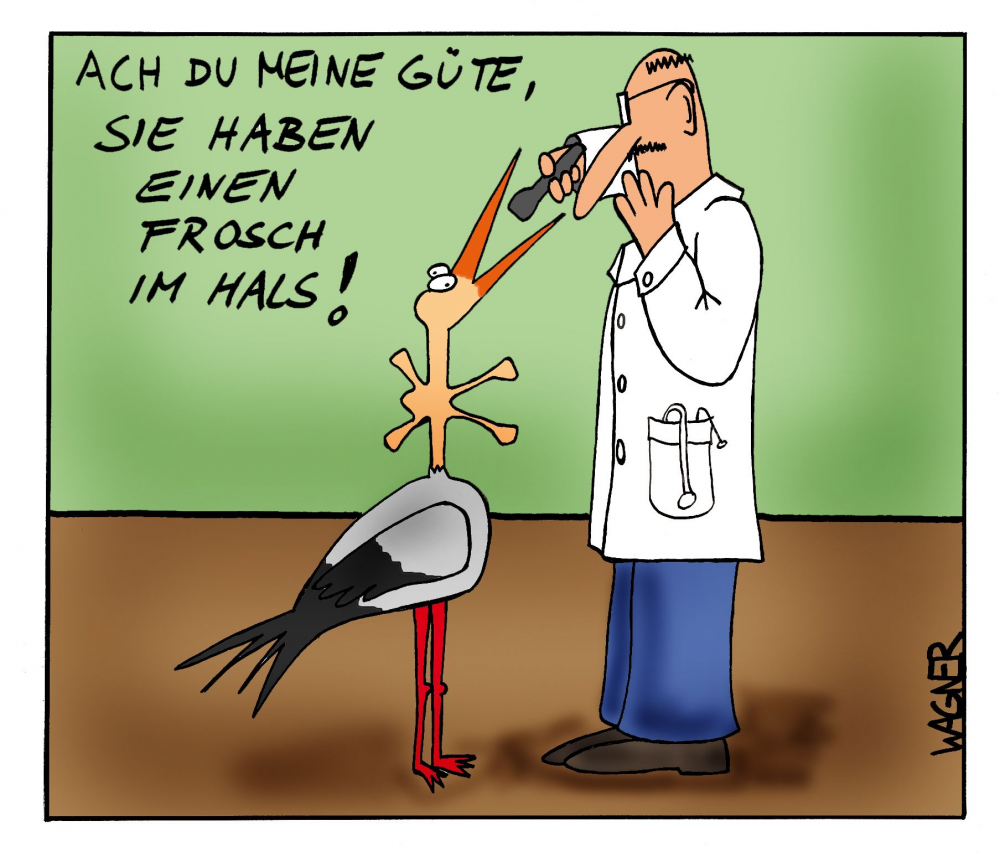 Cartoon: Beim HNO 1