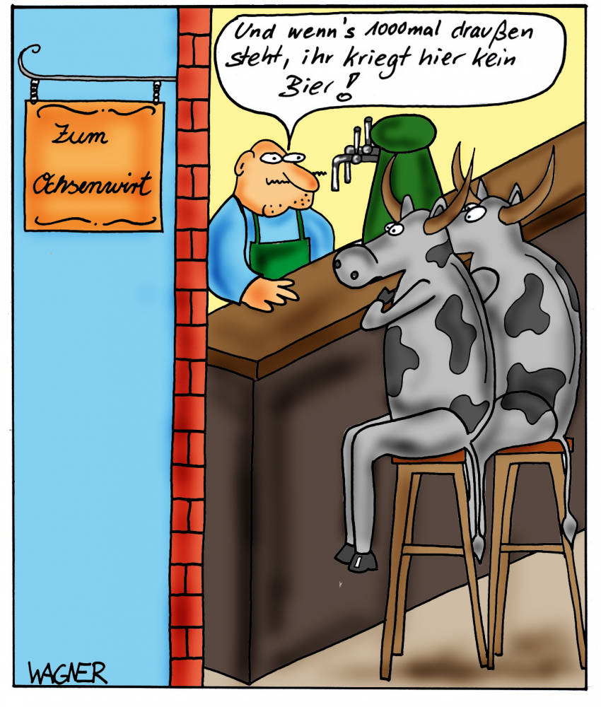 Cartoon: Kein Bier!! 1