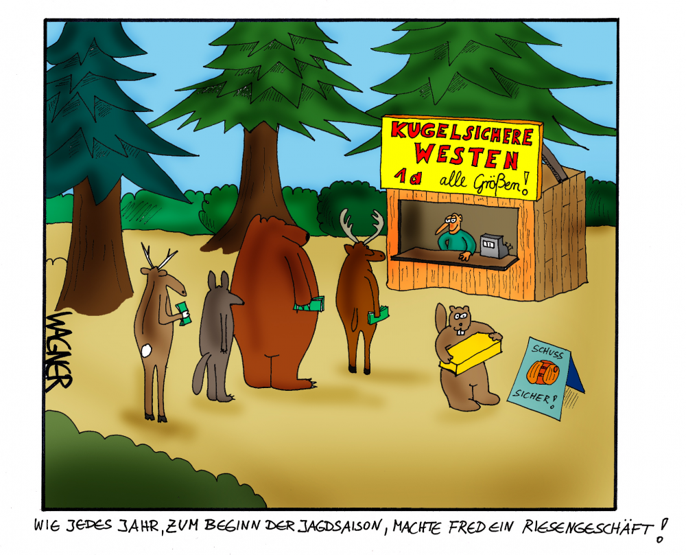 Cartoon: Jagdsaison 1