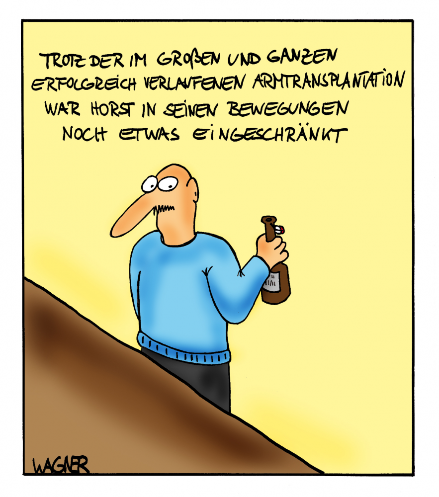 Cartoon: Ärztepfusch 1