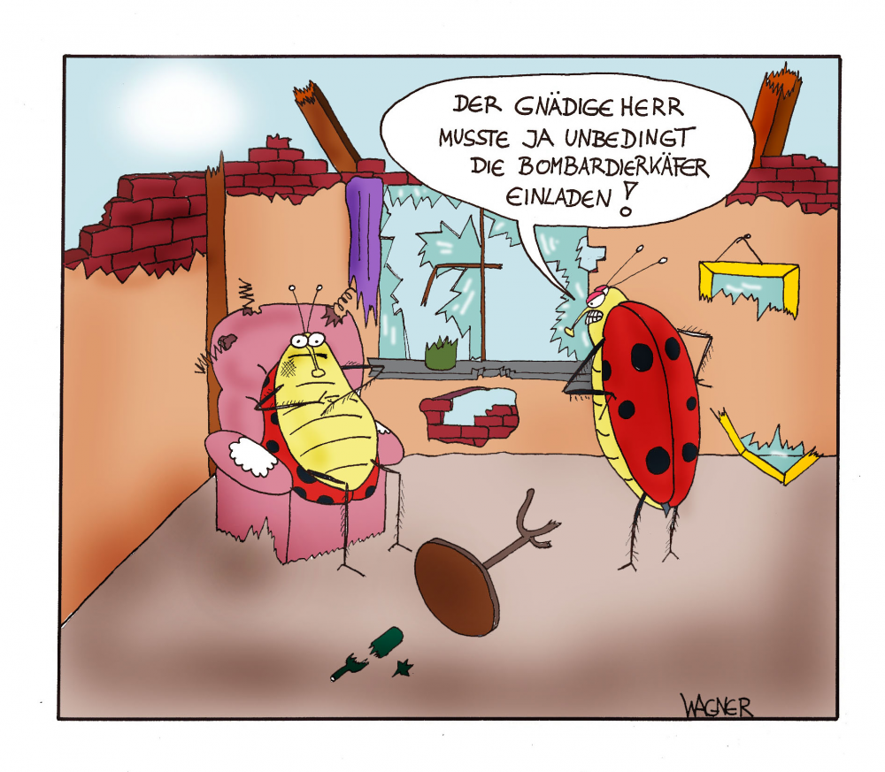 Cartoon: Gefährliche Gäste..... 1
