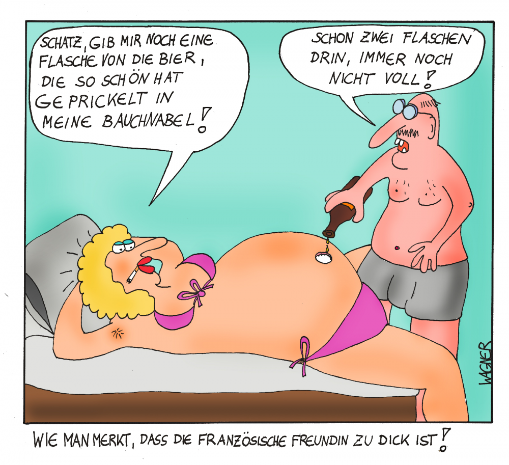 Cartoon: Bauchnabel 1