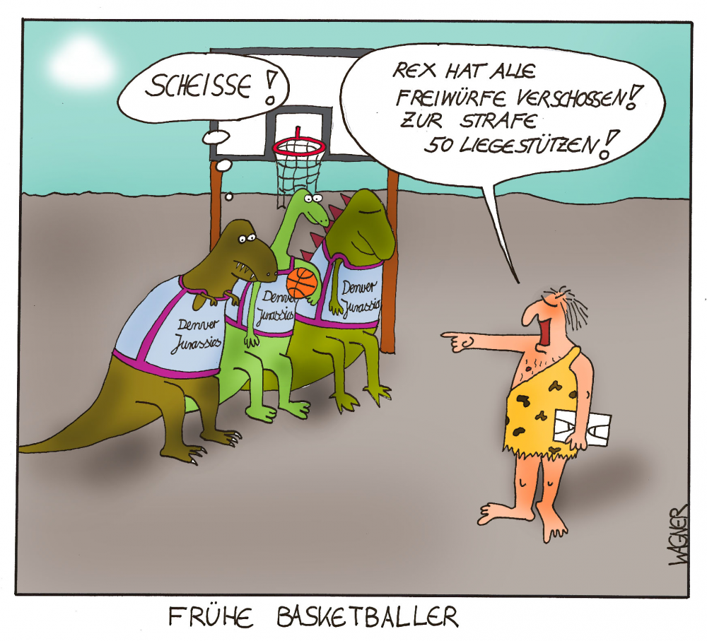 Cartoon: Frust beim Sport 1