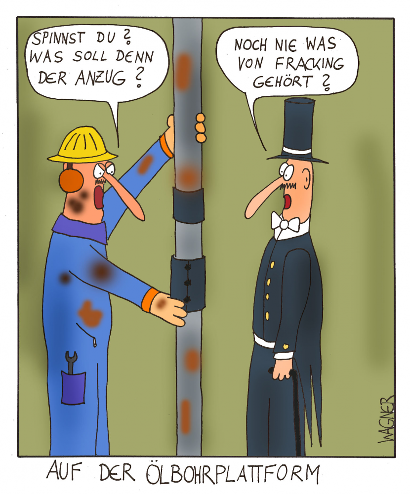 Cartoon: Ölarbeiter 1